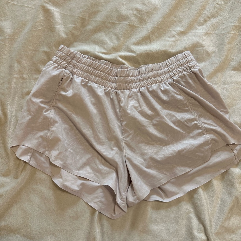 Women's Athleta White Reflective Cream Shorts